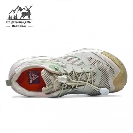 کفش طبیعت گردی هامتو زنانه مدل 650123B-5 رنگ کرم(بژ)/سبز