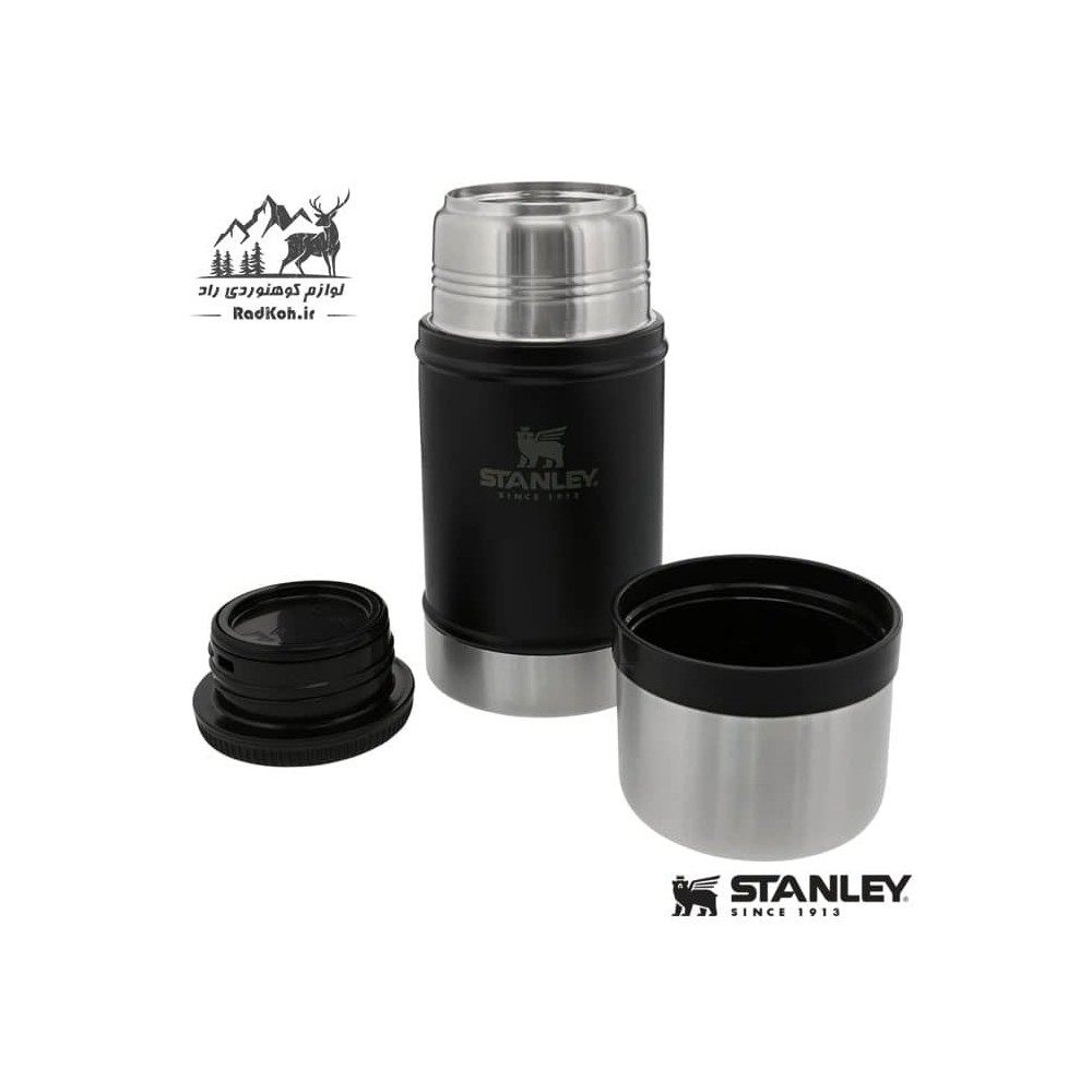 فلاسک غذا استنلی Classic Food Jar 0.70 L رنگ مشکی