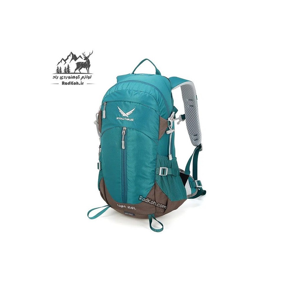 کوله پشتی اسنوهاک 24 لیتر مدل LIGHT کد SN-B3126-2 رنگ سبز کله غازی