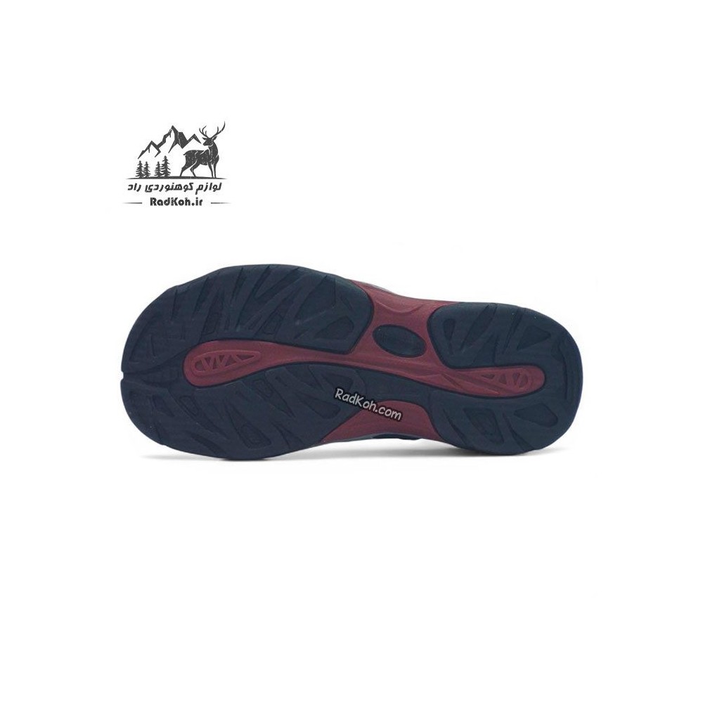 صندل اسنوهاک زنانه مدل SN-S1278W-4 رنگ خاکستری/زرشکی