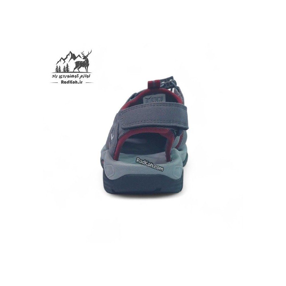 صندل طبیعتگردی اسنوهاک زنانه مدل SN-S1278W-4 رنگ خاکستری/زرشکی