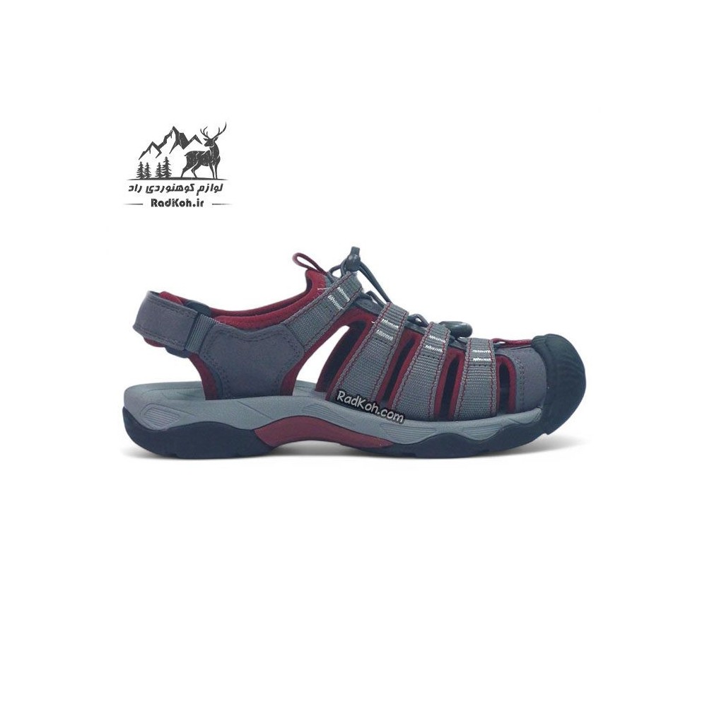 صندل پیاده روی اسنوهاک زنانه مدل SN-S1278W-4 رنگ خاکستری/زرشکی