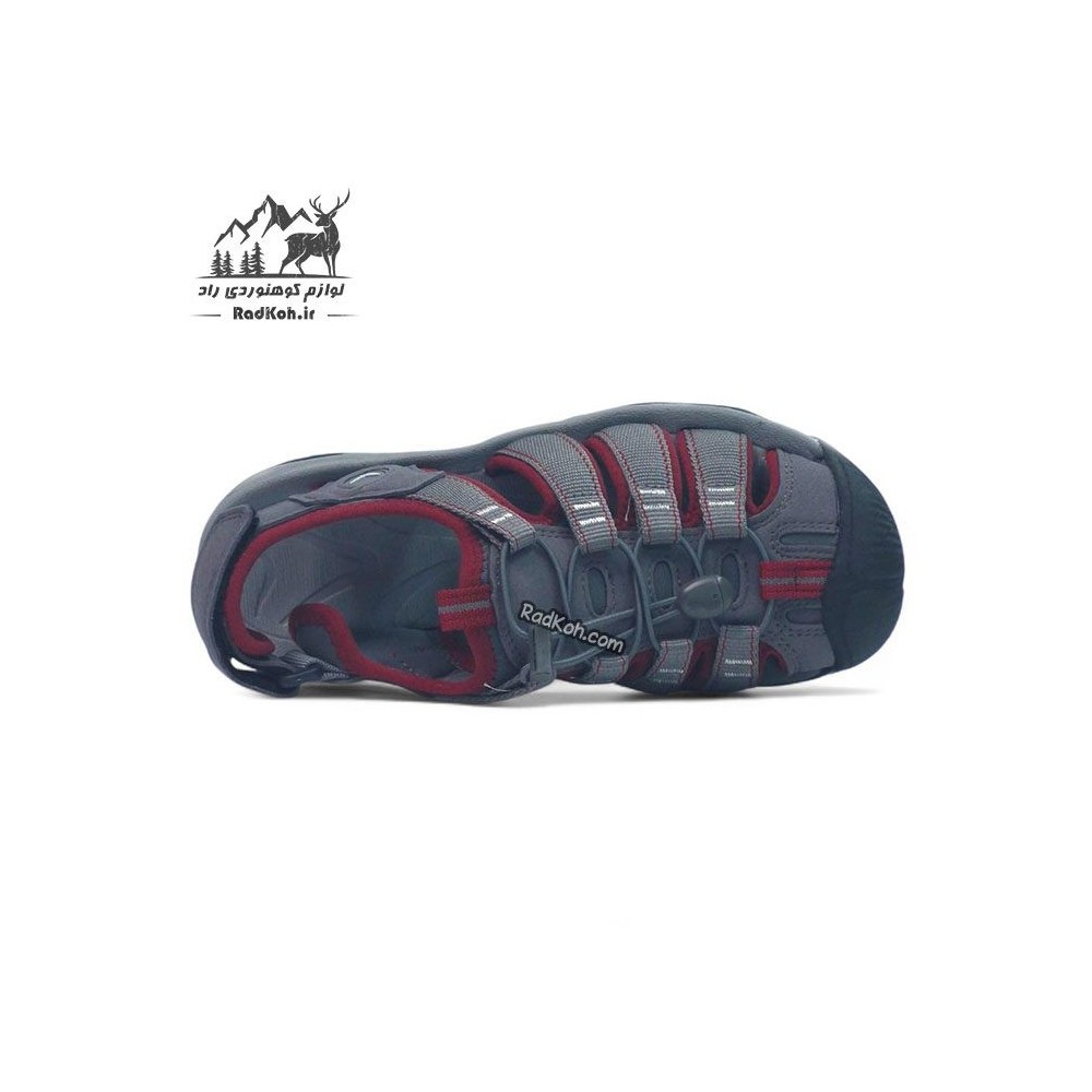 صندل آبنوردی اسنوهاک زنانه مدل SN-S1278W-4 رنگ خاکستری/زرشکی