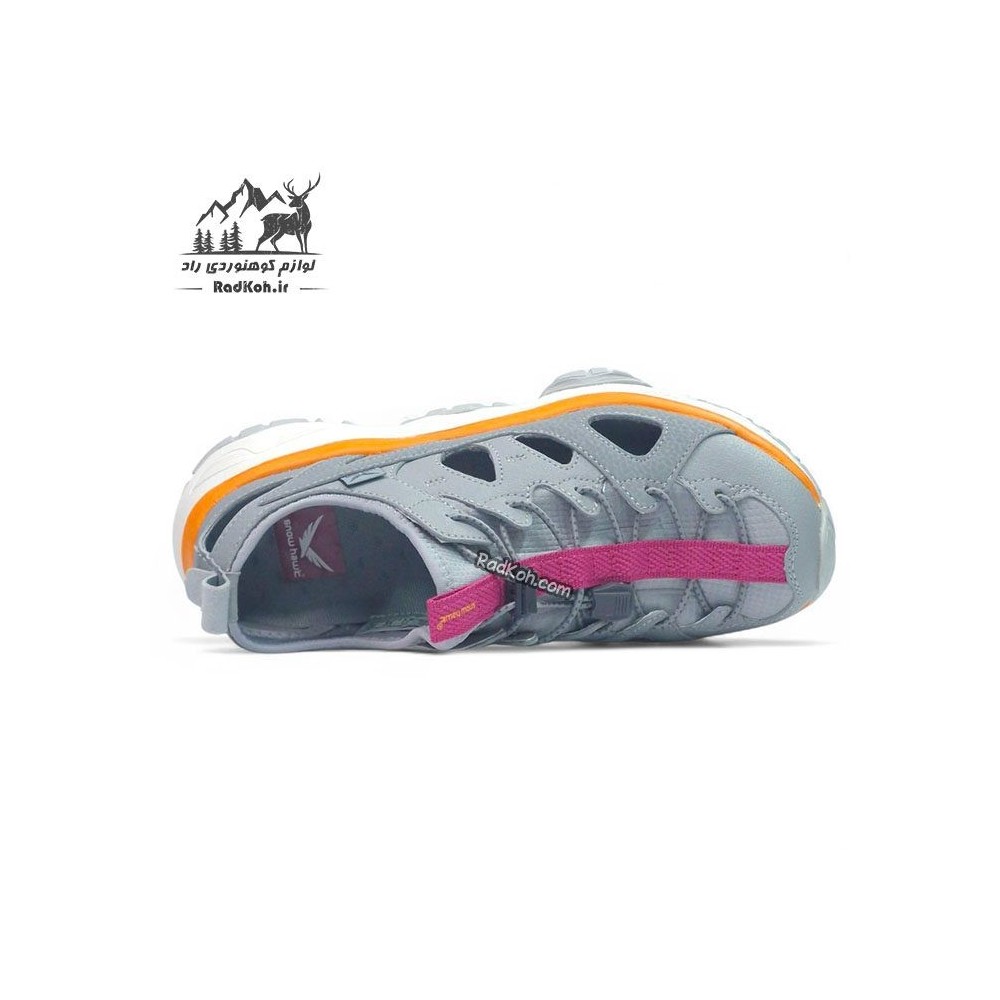 صندل پیاده روی اسنوهاک زنانه مدل SN-S1265W-5 رنگ طوسی/نارنجی