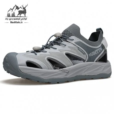 صندل هومتو مردانه مدل 760763A-2 رنگ طوسی/خاکستری