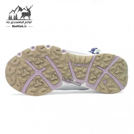 صندل هامتو زنانه مدل 660958B-14 رنگ سفید/یاسی(بنفش)