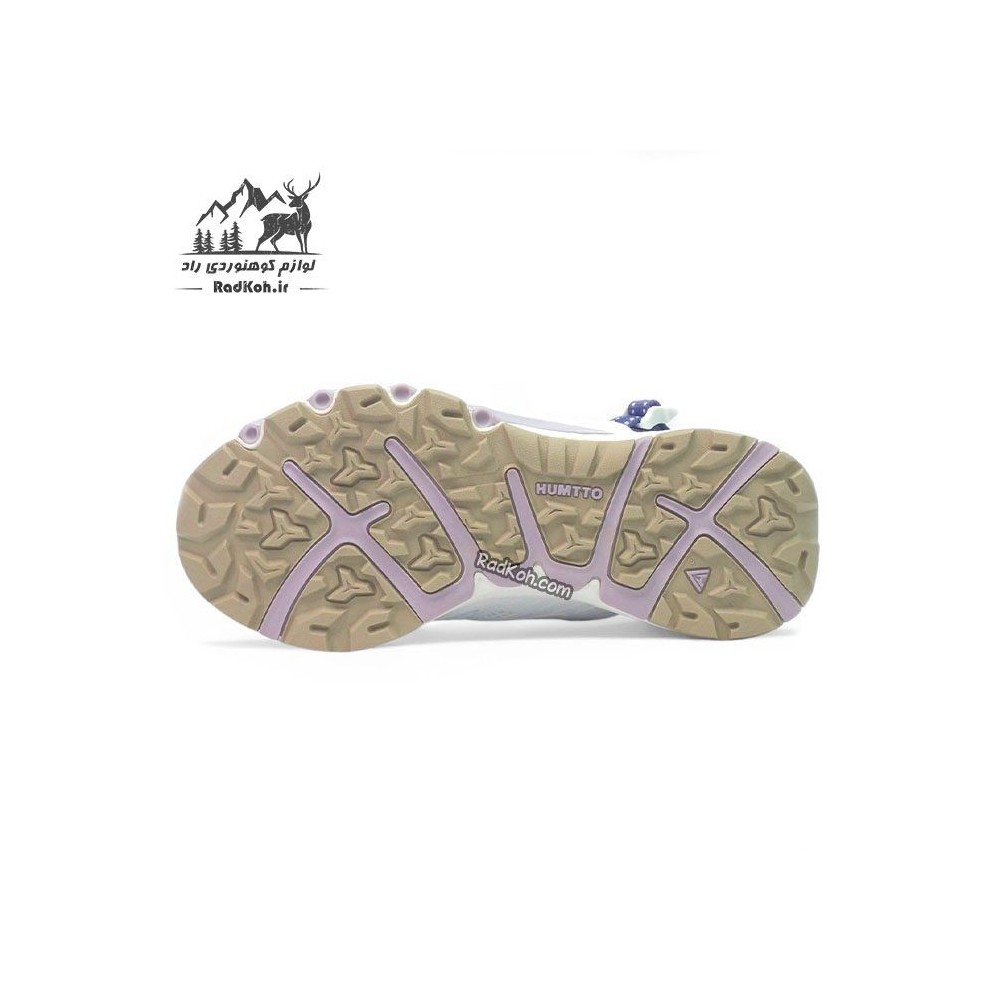 صندل هامتو زنانه مدل 660958B-14 رنگ سفید/یاسی(بنفش)