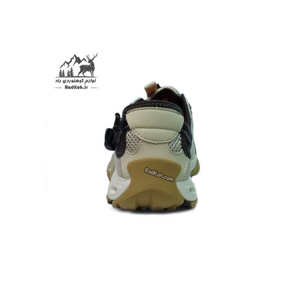 کفش صندل طبیعت گردی مردانه هامتو مدل 660958A-8 رنگ خاکستری تیره/کرم(بژ)