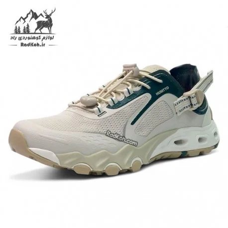 کفش صندل  پیاده روی هامتو زنانه مدل 660893B-9 رنگ کرم(بژ)/سبز