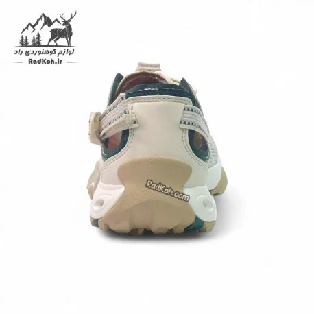 صندل هامتو زنانه مدل 660893B-9 رنگ کرم(بژ)/سبز