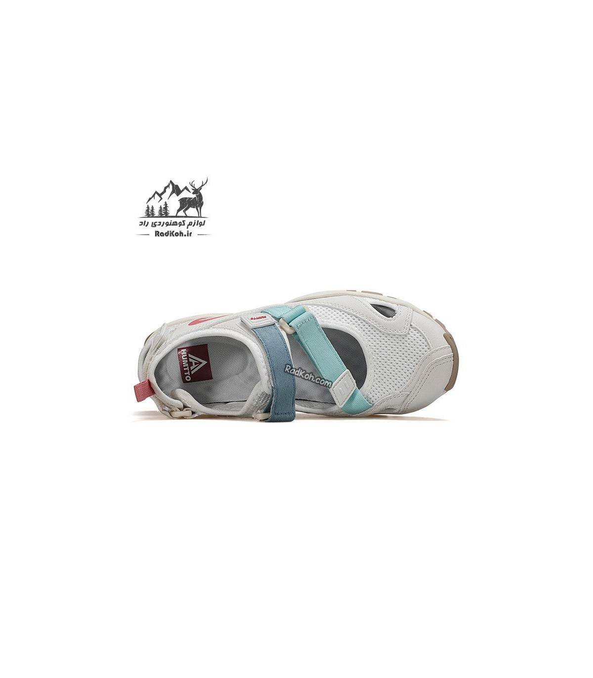 صندل هومتو زنانه مدل 360209B-3 رنگ سفید/سبز