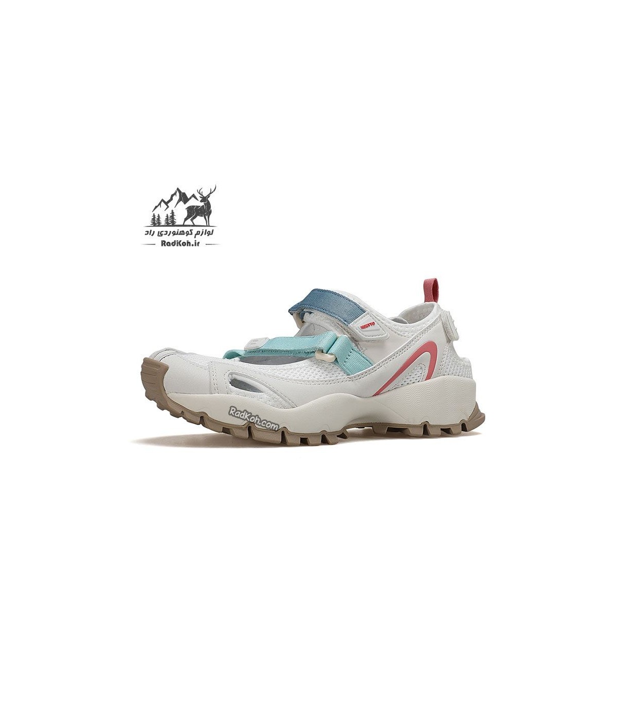 صندل طبیعت گردی زنانه هامتو مدل 360209B-3 رنگ سفید/سبز
