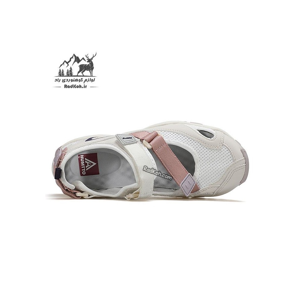 صندل پیاده روی زنانه هامتو مدل 360209B-4 رنگ سفید/صورتی