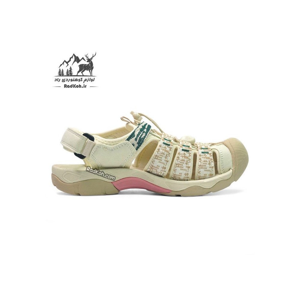 صندل پیاده روی زنانه اسنوهاک مدل carcross کد SN-S1278W-1 رنگ کرم(بژ)/سبز