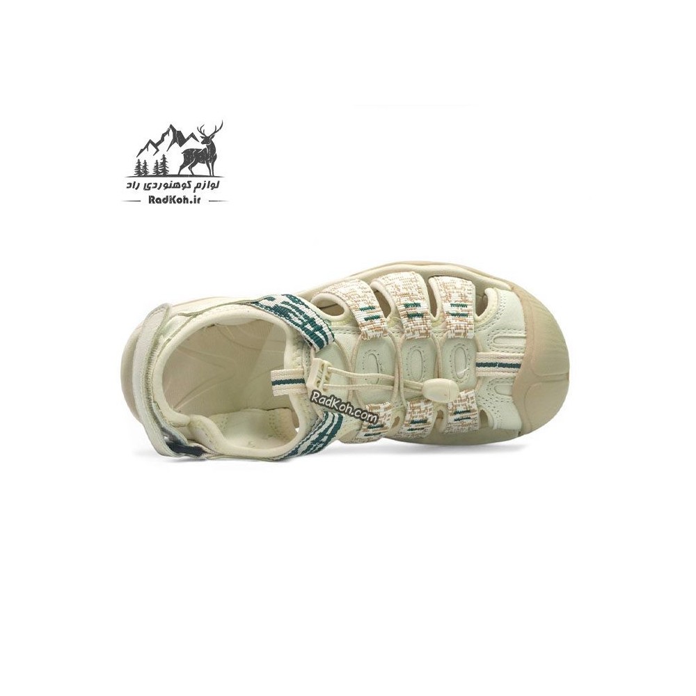 صندل اسنوهاک زنانه مدل carcross کد SN-S1278W-1 رنگ کرم(بژ)/سبز