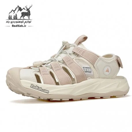 صندل پیاده روی زنانه هامتو مدل 760289B-2 رنگ کرم(بژ)