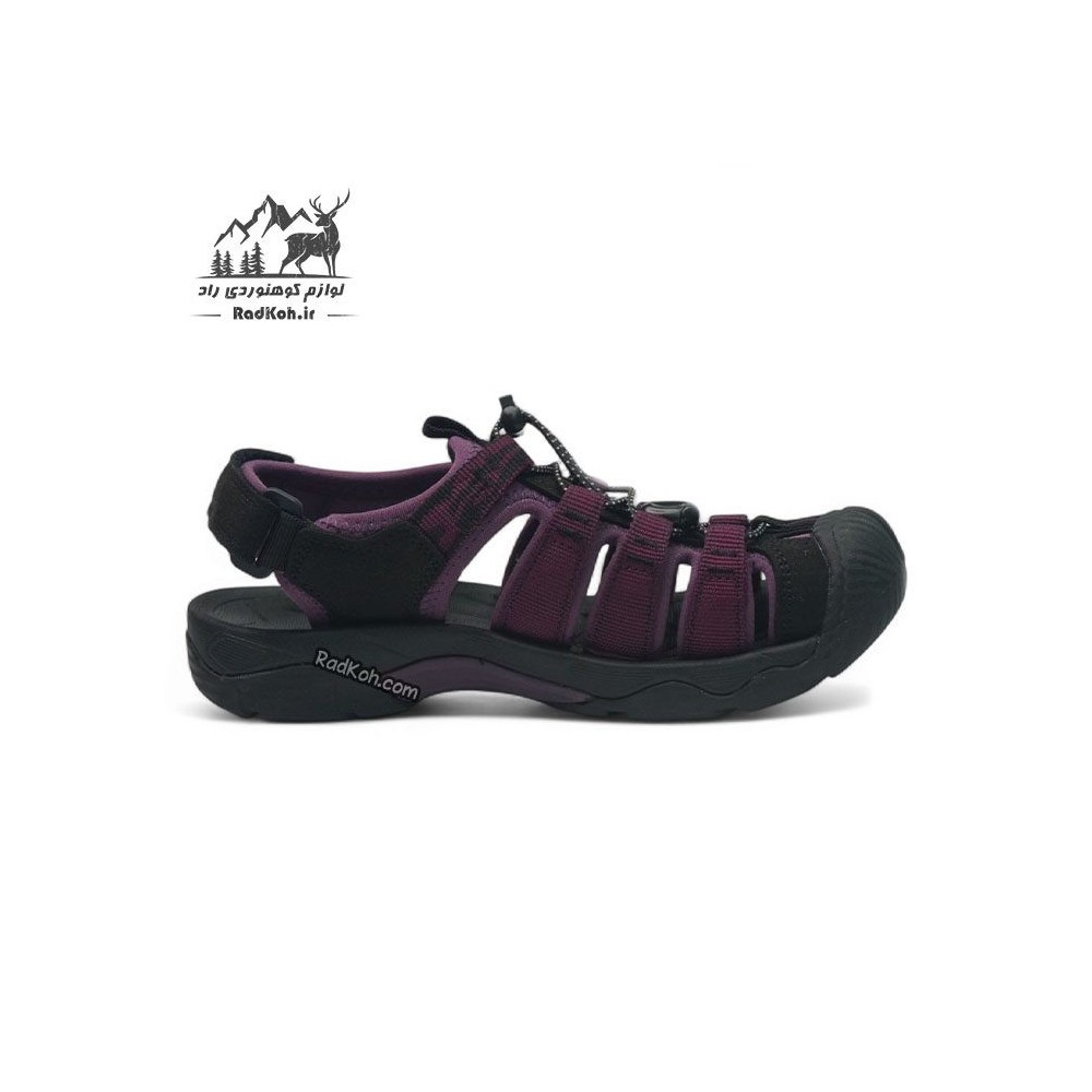 صندل پیاده روی اسنوهاک زنانه مدل carcross کد SN-S1278W-3 رنگ مشکی/بنفش