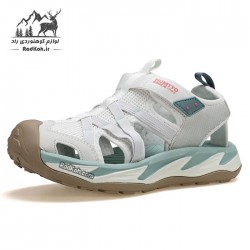 صندل پیاده روی هومتو زنانه مدل 740977B-7 رنگ سفید/سبز