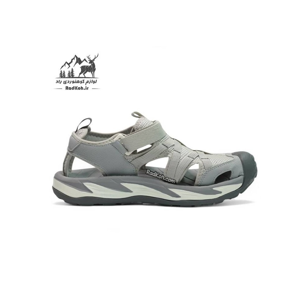 صندل طبیعت گردی هومتو مردانه مدل 740977A-7 رنگ طوسی روشن
