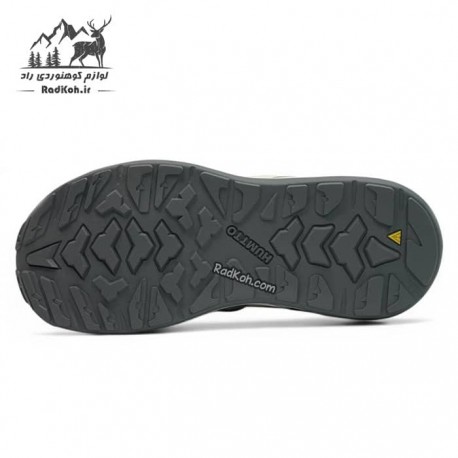 صندل جلو بسته هومتو مردانه مدل 740977A-7 رنگ طوسی روشن