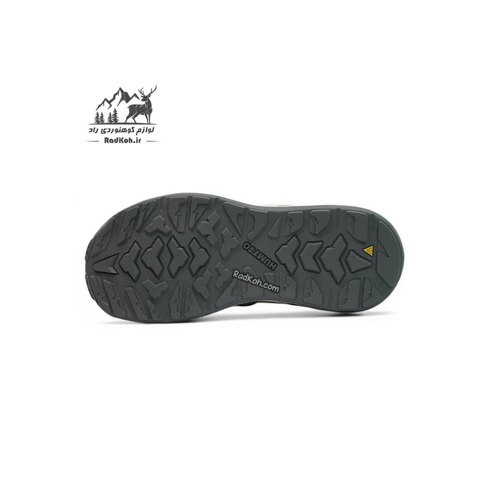 صندل جلو بسته هومتو مردانه مدل 740977A-7 رنگ طوسی روشن