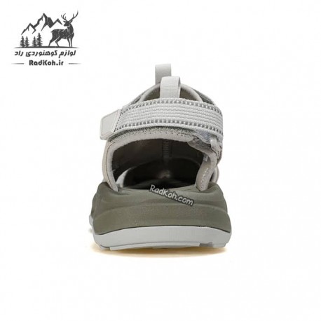 صندل جلو بسته مردانه هامتو مدل 760393A-3 رنگ کرم(بژ)/سبز