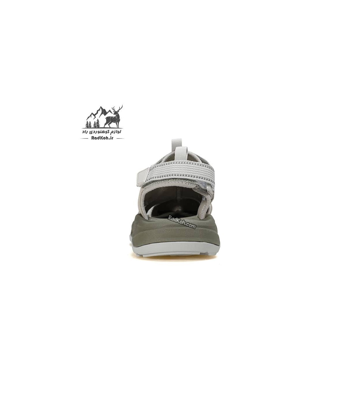 صندل جلو بسته مردانه هامتو مدل 760393A-3 رنگ کرم(بژ)/سبز