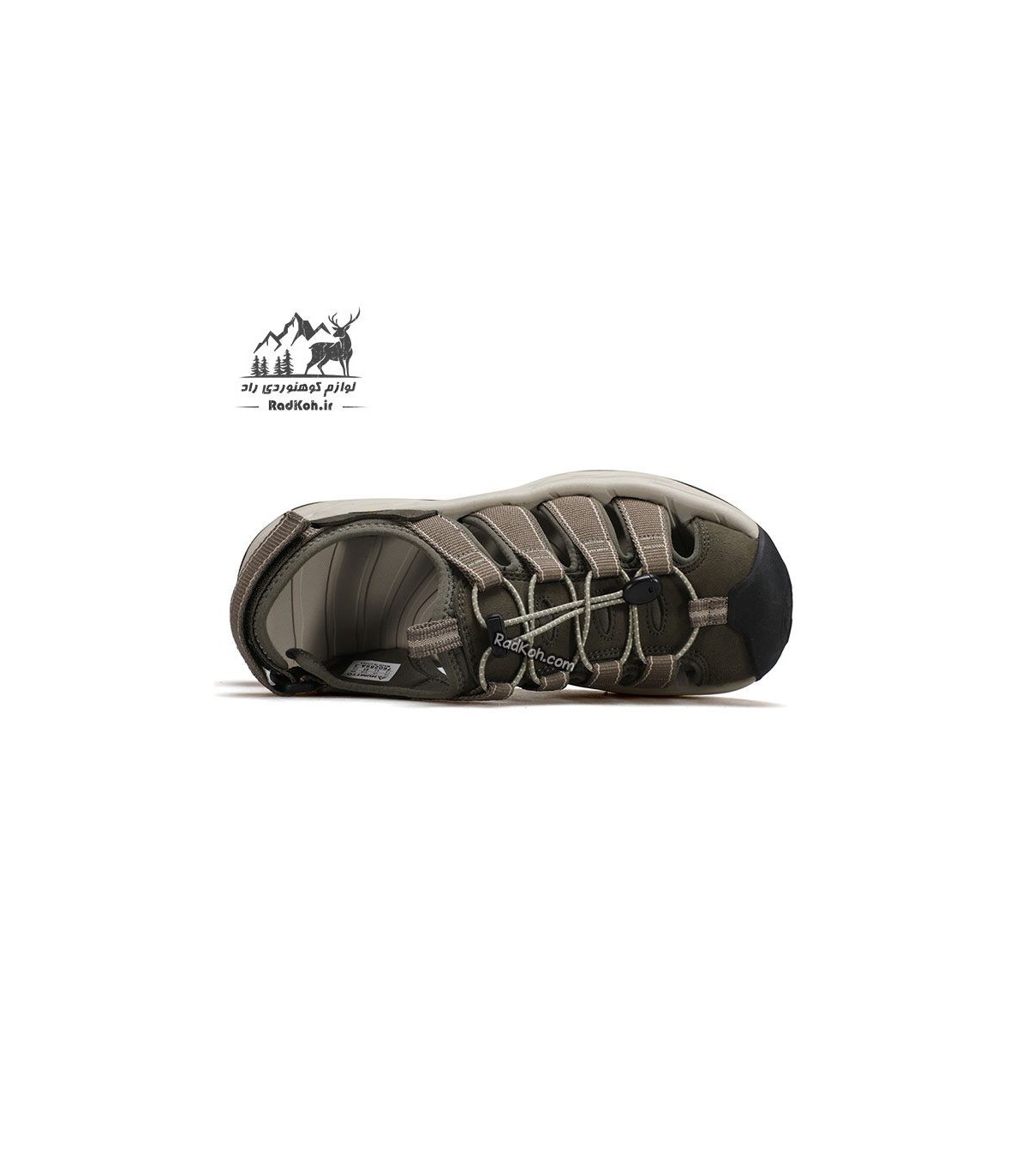 صندل طبیعت گردی مردانه هامتو مدل 760289A-3 رنگ سبز زیتونی