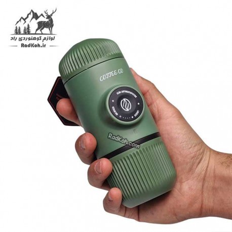 اسپرسو ساز مسافرتی مدل coffee co کد 2-6230078-80 رنگ سبز زیتونی