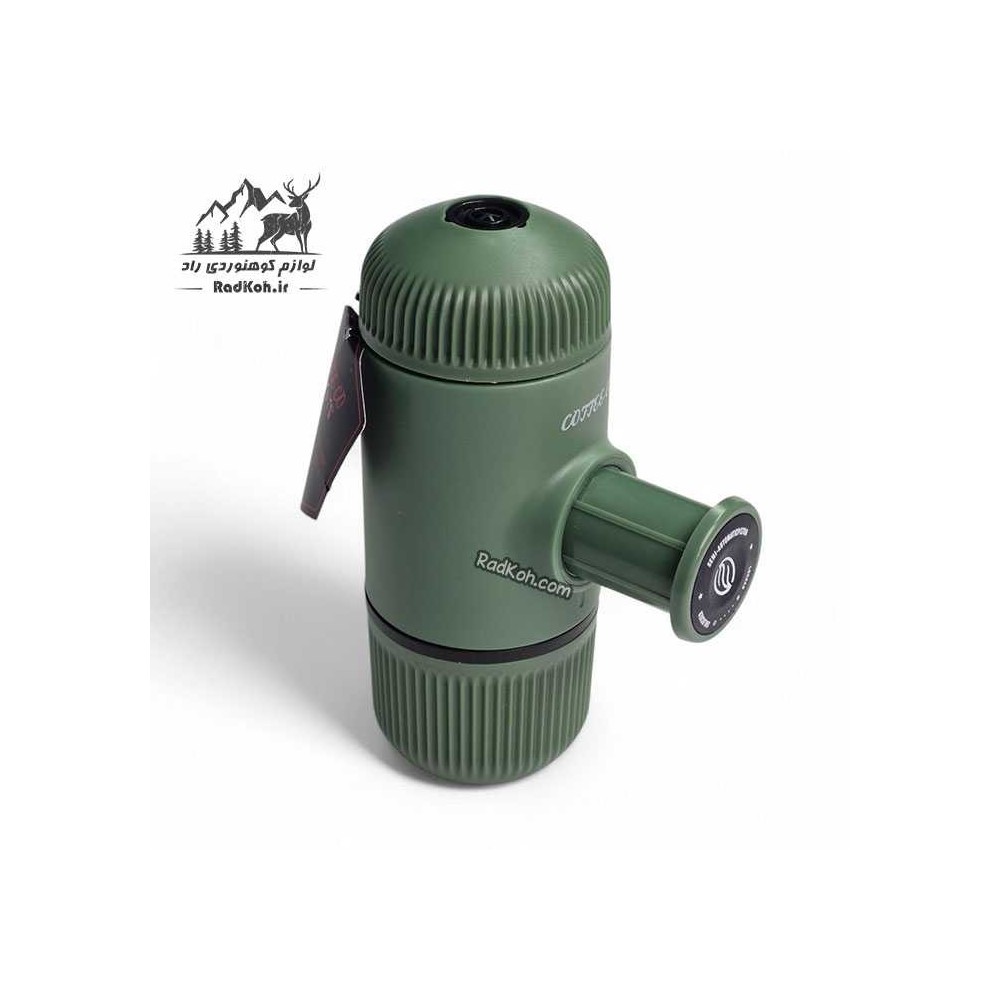 اسپرسو ساز دستی مدل coffee co کد 2-6230078-80 رنگ سبز زیتونی