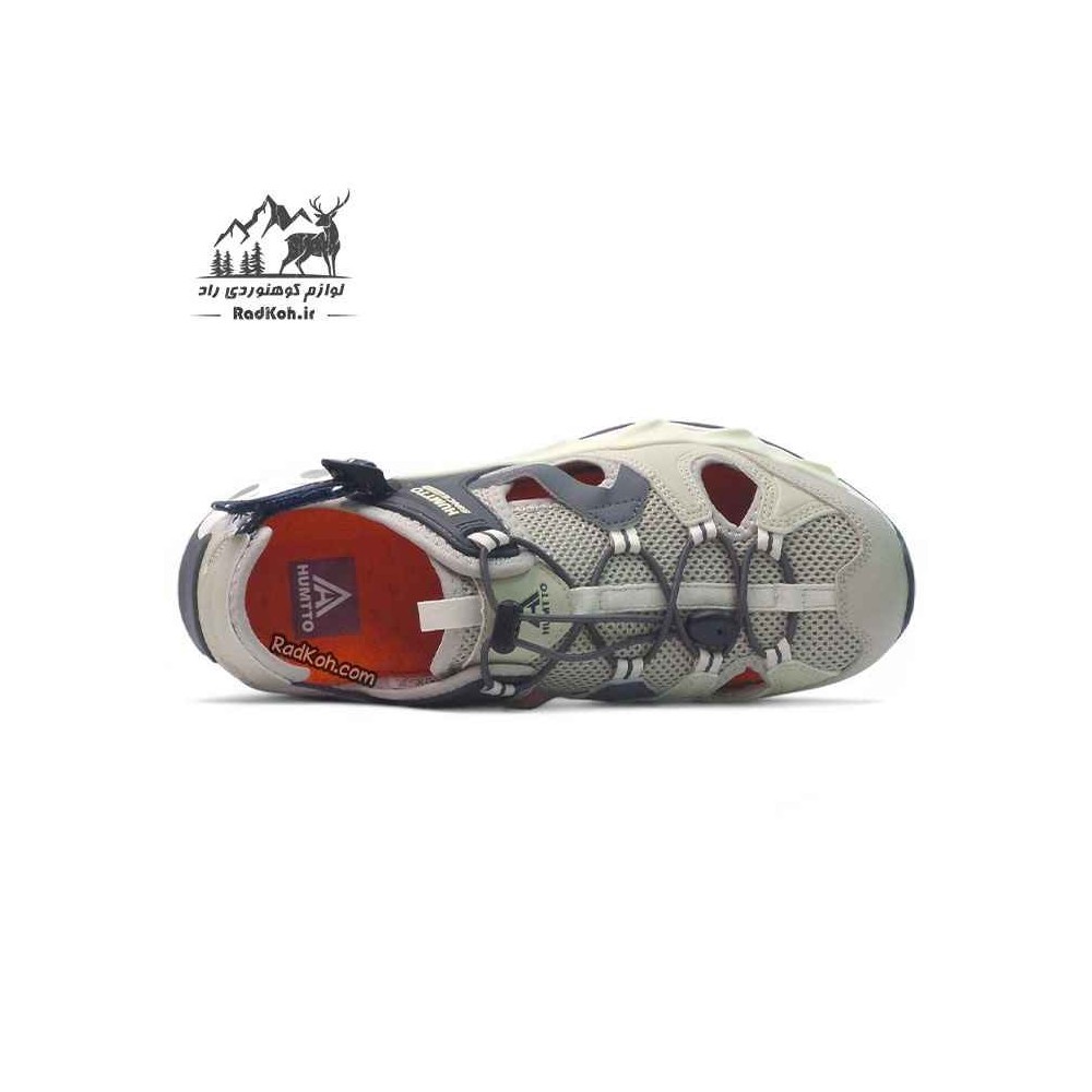 کفش صندل مردانه هامتو مدل 630261A-14 رنگ بژ/خاکستری