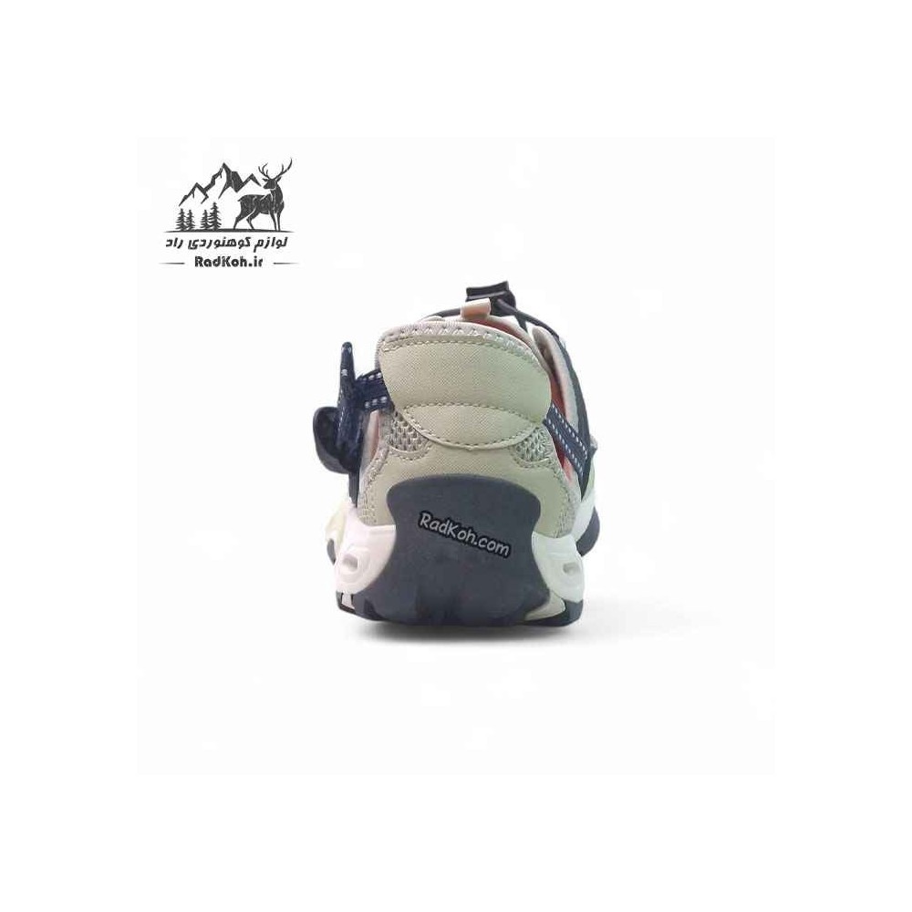 صندل هامتو مردانه مدل 630261A-14 رنگ بژ/خاکستری