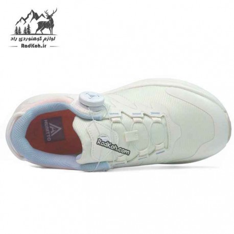 کفش پیاده روی هامتو زنانه مدل 350446B-4 بند دیسکی رنگ سفید/آبی روشن