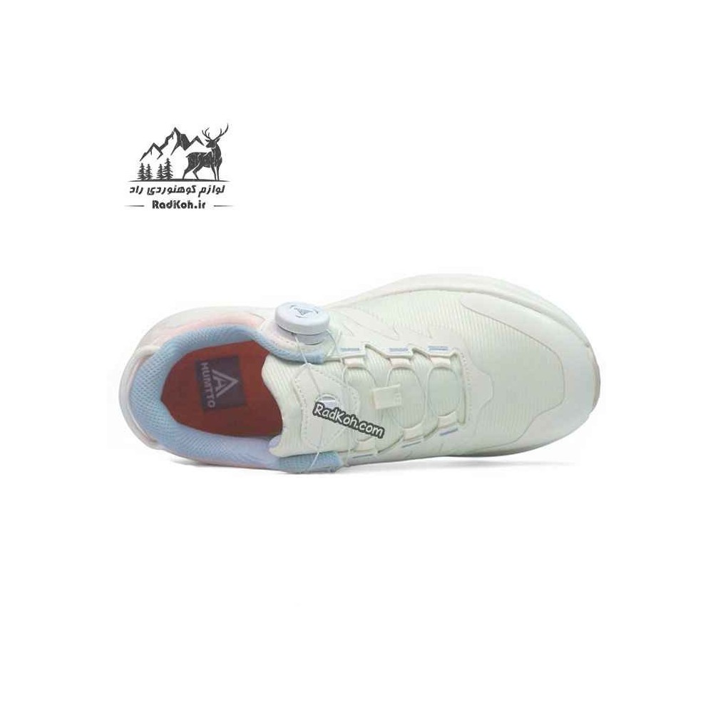 کفش پیاده روی هامتو زنانه مدل 350446B-4 بند دیسکی رنگ سفید/آبی روشن