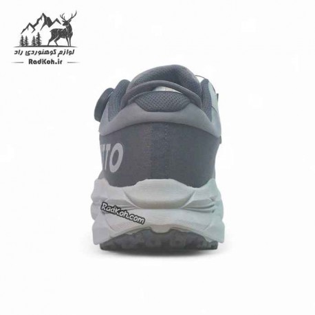 کفش مردانه هومتو مدل 350446A-2 بند دیسکی رنگ طوسی/خاکستری