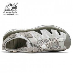صندل طبیعت گردی مردانه هامتو مدل 760137A-1 رنگ طوسی/سبز