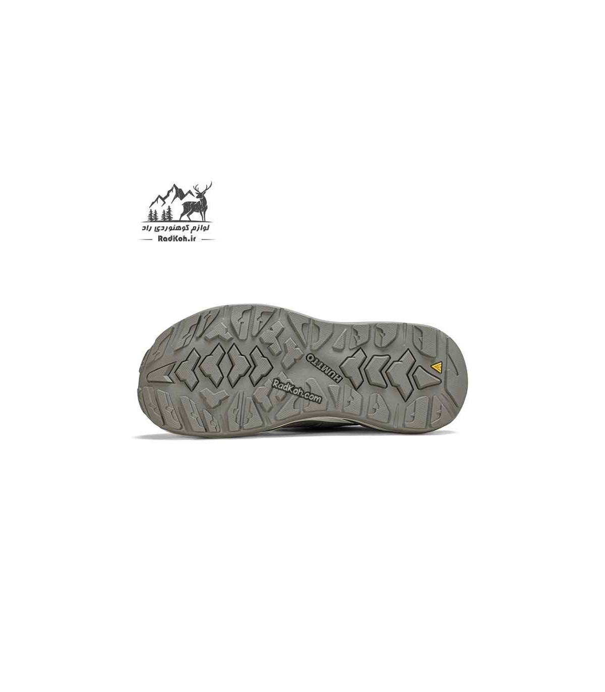 صندل تابستانی مردانه هامتو مدل 760137A-1 رنگ طوسی/سبز