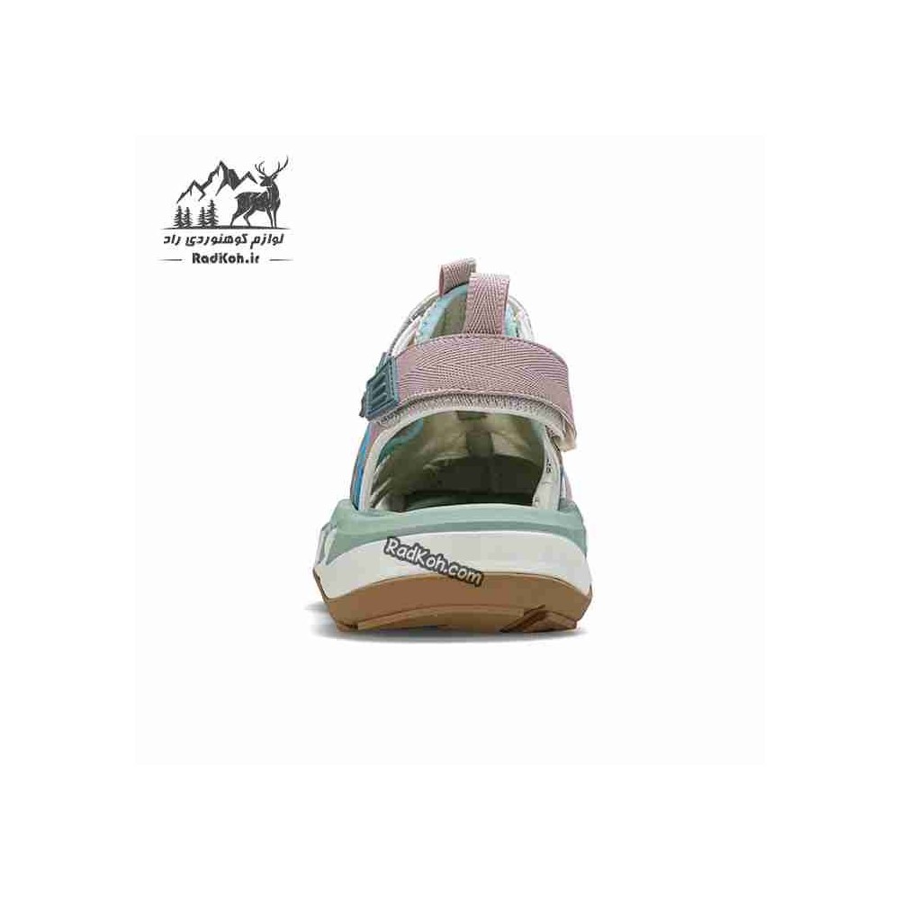 صندل پیاده روی هامتو زنانه مدل 760137B-2 رنگ سفید/سبز