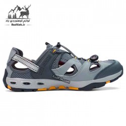 صندل مردانه هامتو مدل 630261A-7 رنگ طوسی/خاکستری