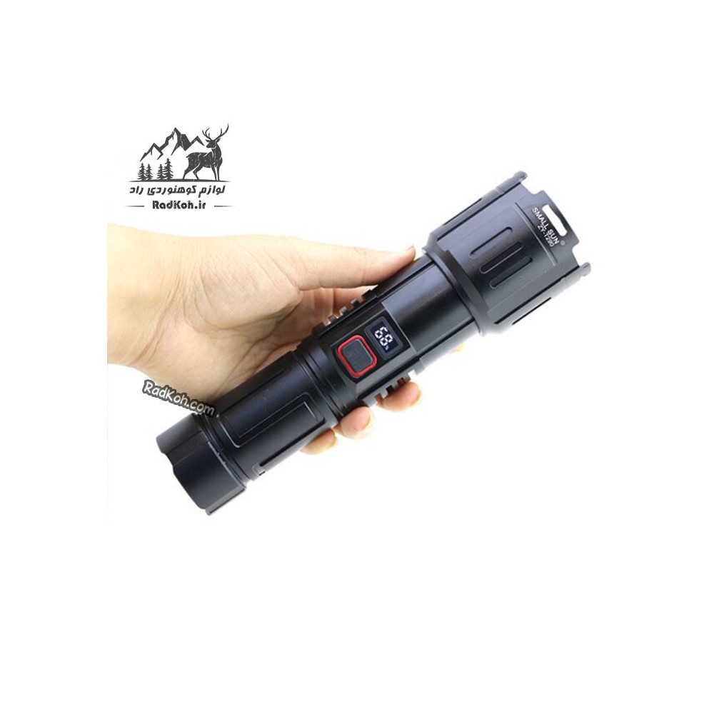 چراغ قوه دستی اسمال سان زوم دار کد ZY-T290-1 رنگ مشکی