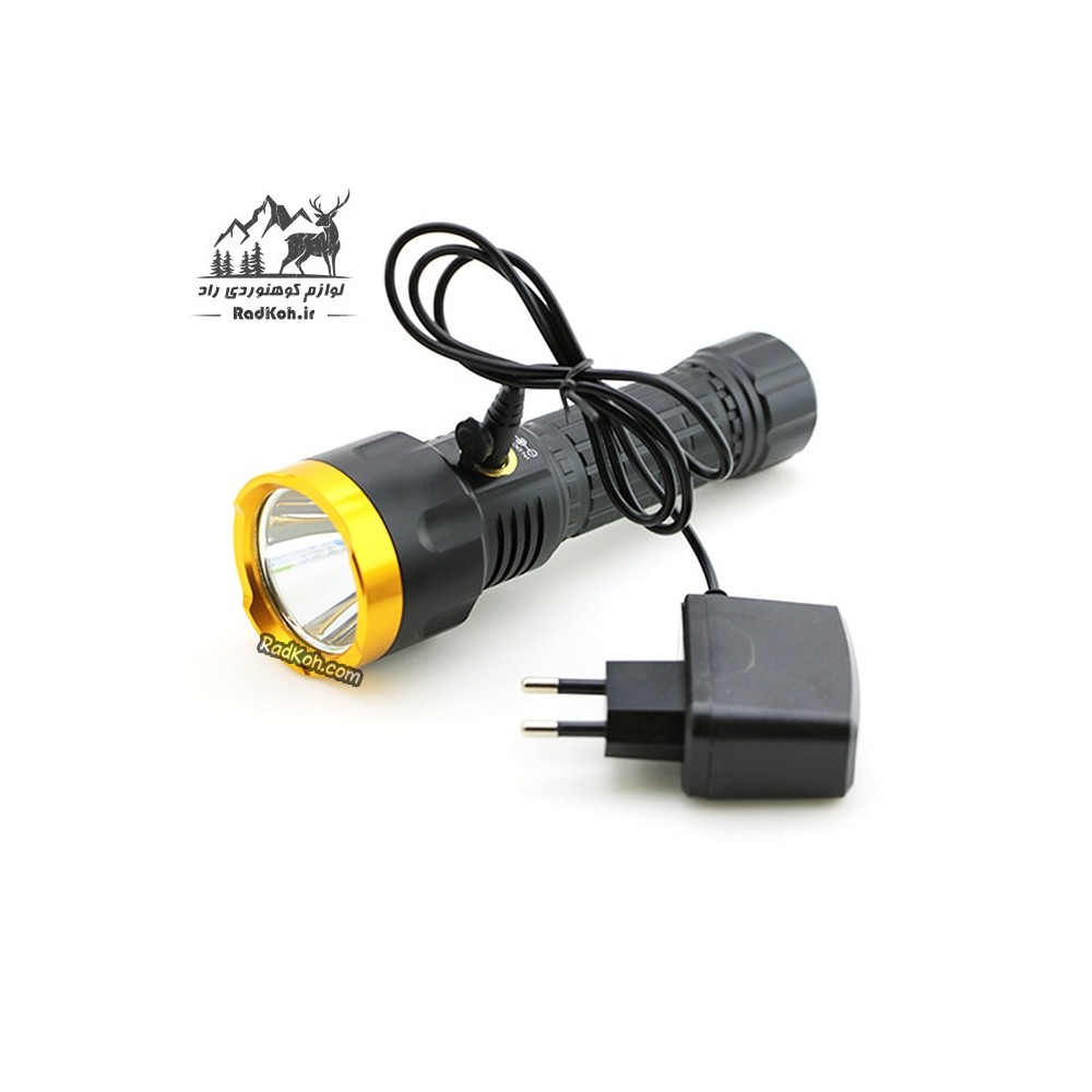 چراغ قوه شکاری اسمال سان کد ZY-T103-1  رنگ مشکی