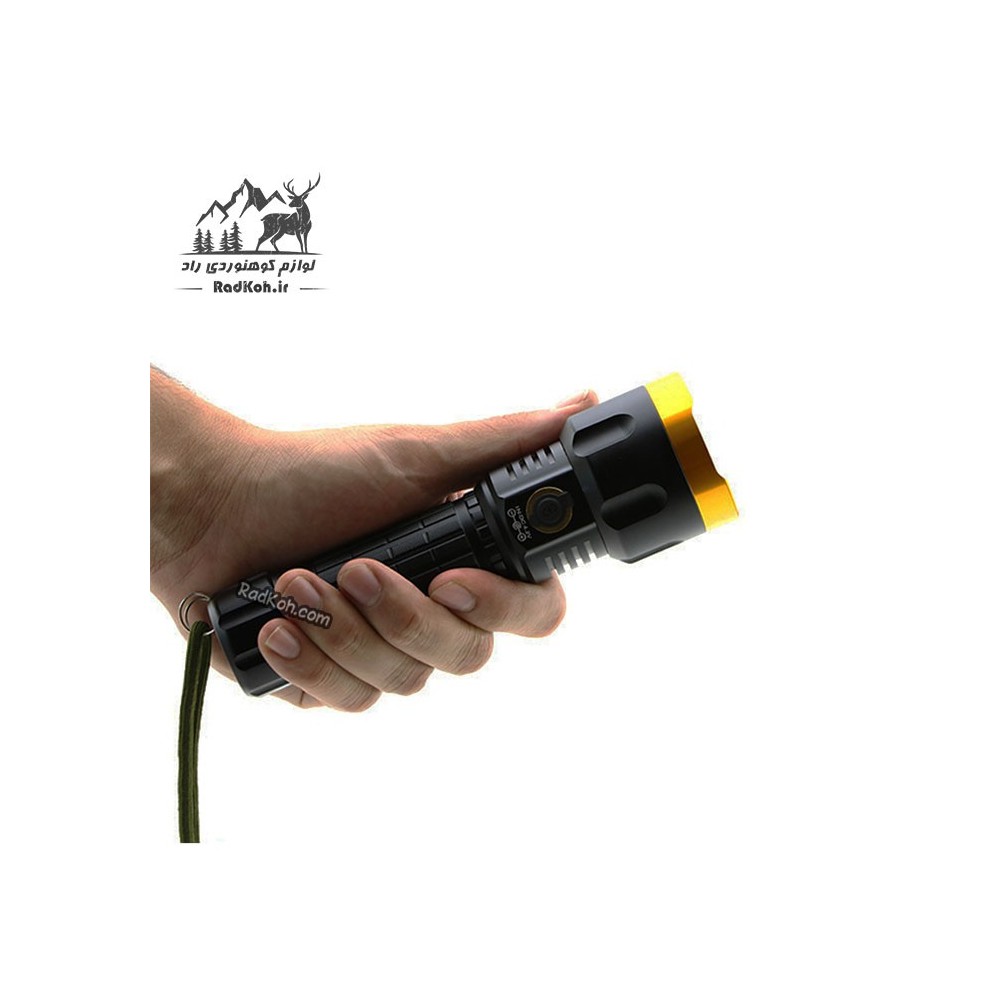 چراغ قوه طبیعت گردی اسمال سان کد ZY-T103-1  رنگ مشکی