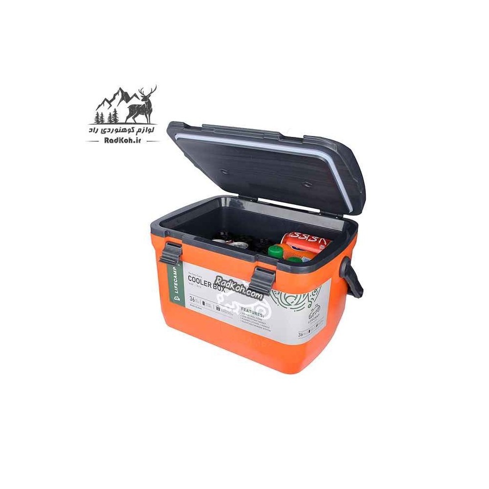 کول باکس مسافرتی 15.1 لیتر لایف کمپ کد 1-45840 رنگ نارنجی