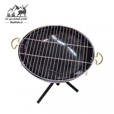 کباب پز تاشو زغالی کد 64859 رنگ مشکی