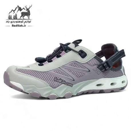 کفش صندل پیاده روی هامتو زنانه مدل 660958B-10 رنگ طوسی/یاسی