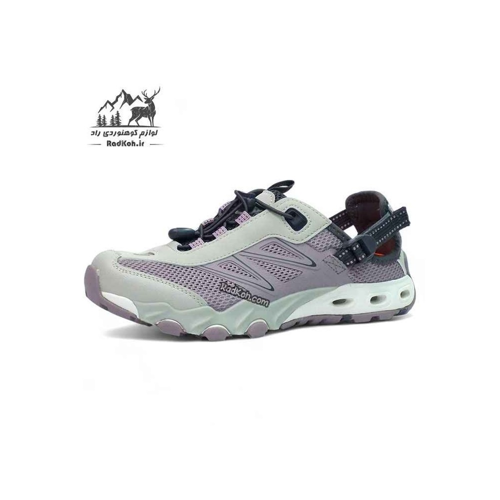 کفش صندل پیاده روی هامتو زنانه مدل 660958B-10 رنگ طوسی/یاسی