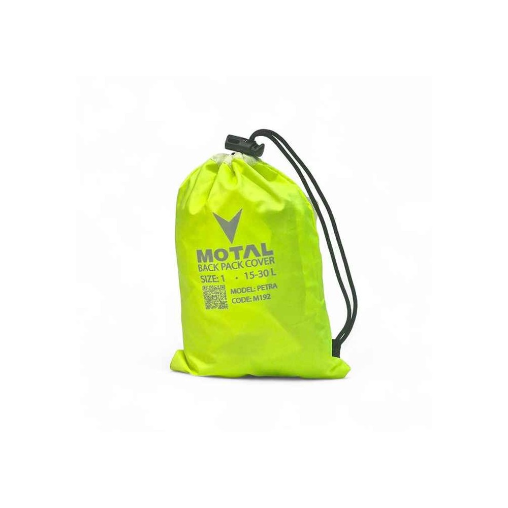 کاور کوله پشتی متال مدل petra کد M192 رنگ زرد 30-15 لیتری