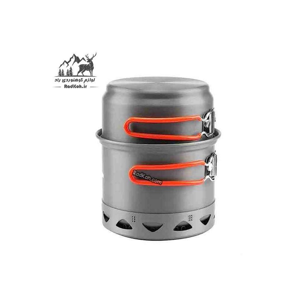 ست پخت‌ و پز سفری Fire Maple FMC-217 با طراحی سبک و جمع‌ و جور برای استفاده در کمپینگ