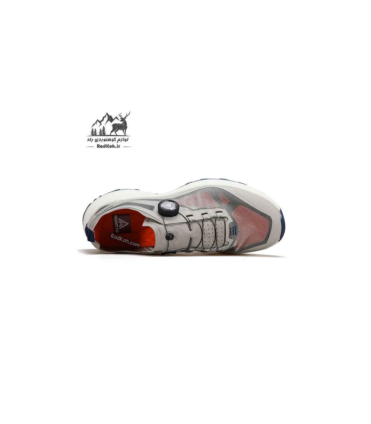 کفش مردانه هامتو مدل 360513A-5 بند دیسکی رنگ طوسی/سرمه ای
