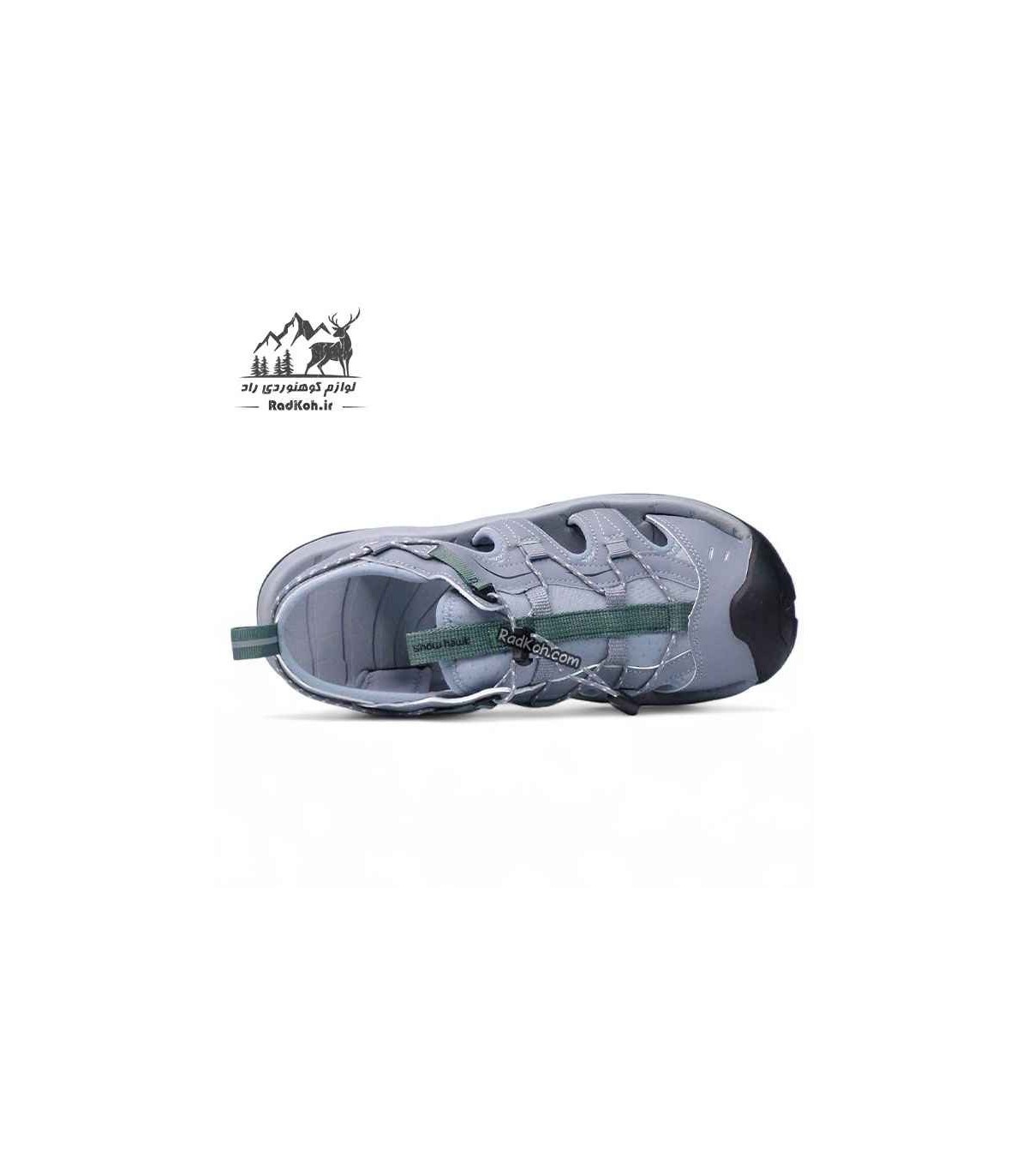 صندل مردانه اسنوهاک مدل bora کد SN-S1277M-1 رنگ طوسی